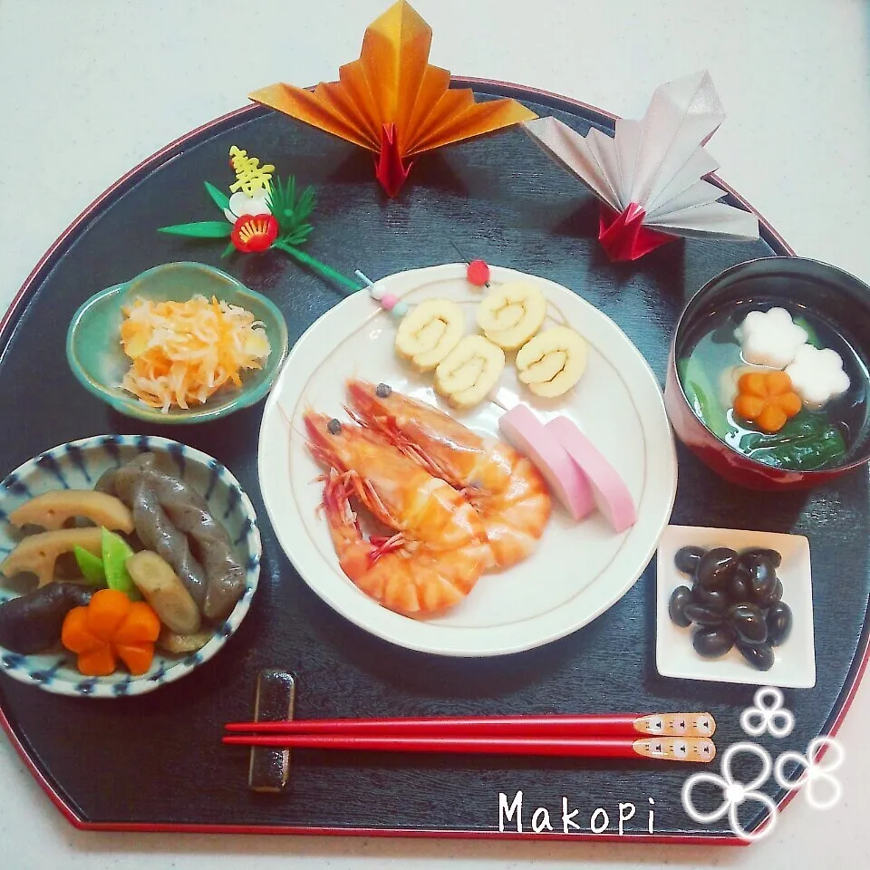 おせちプレート〜(*´˘`*)♡|まこぴ～♪さん