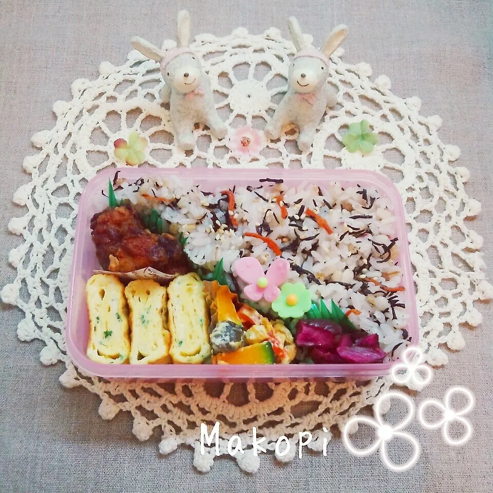 Snapdishの料理写真:お弁当〜(*´˘`*)♡|まこぴ～♪さん