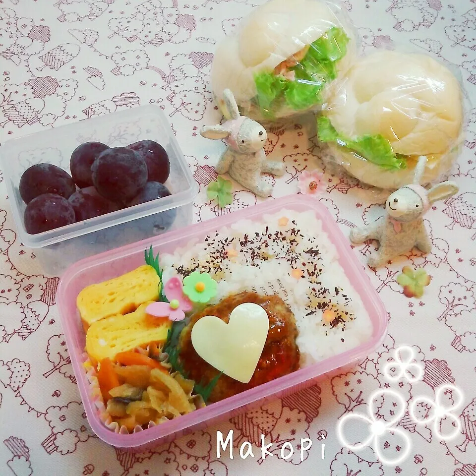 Snapdishの料理写真:お弁当(*´˘`*)♡|まこぴ～♪さん