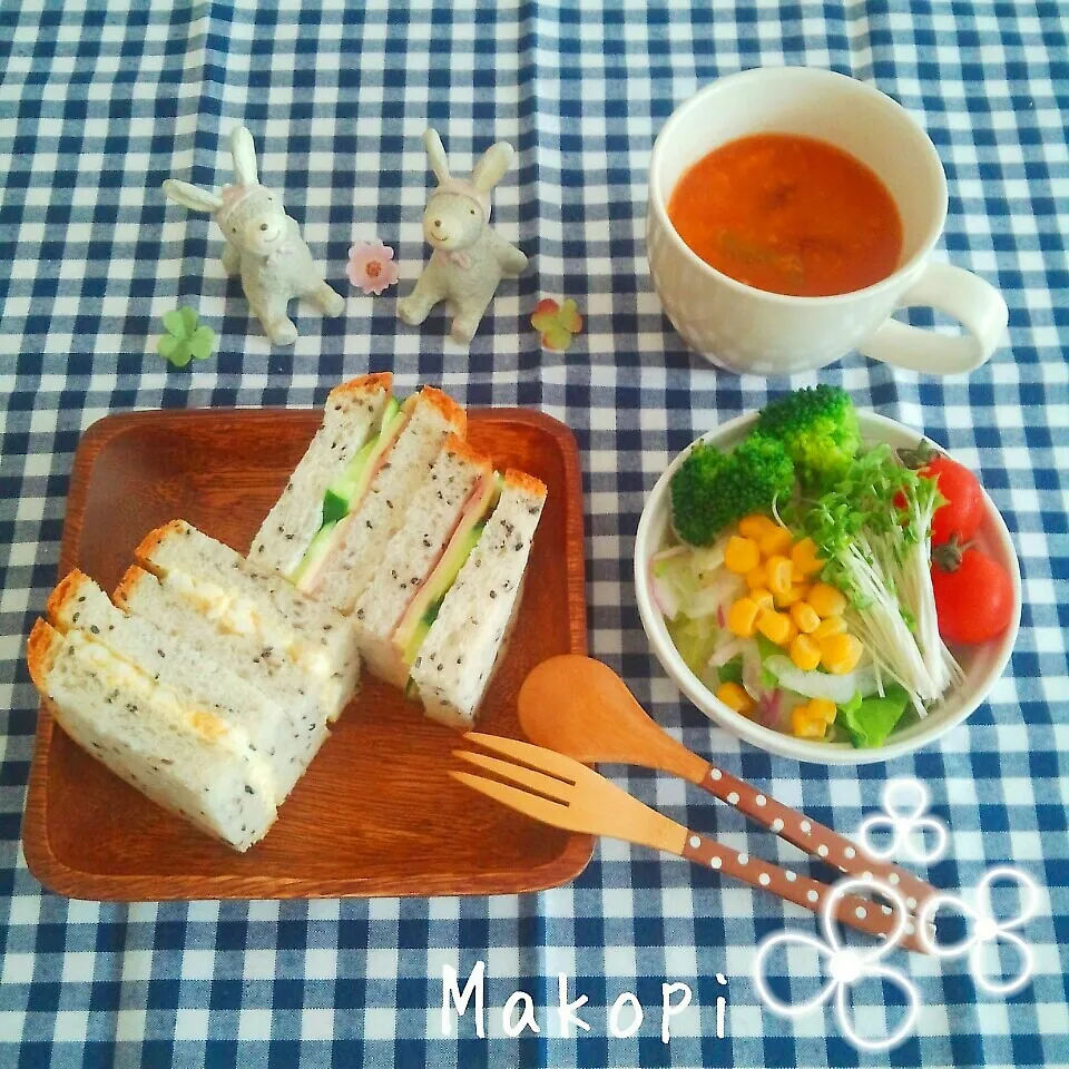 朝ごはん〜(*´˘`*)♡|まこぴ～♪さん