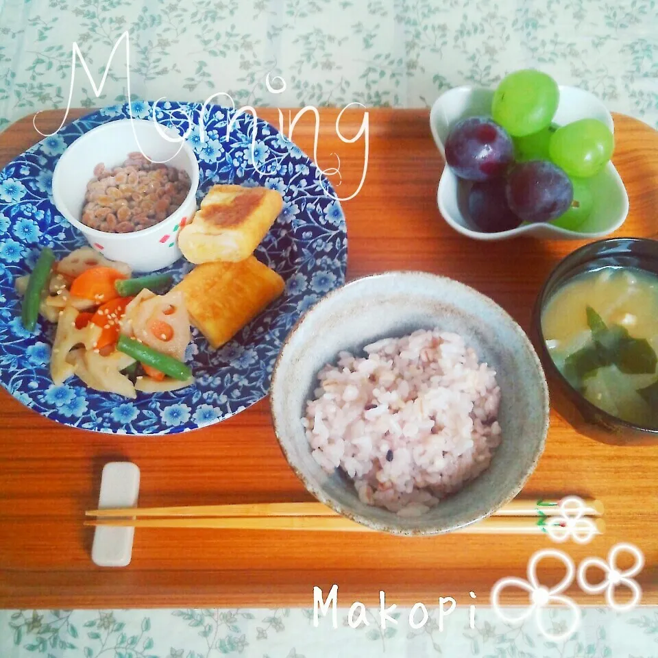 Snapdishの料理写真:朝ごはん〜(*´ｰ`*)♡|まこぴ～♪さん