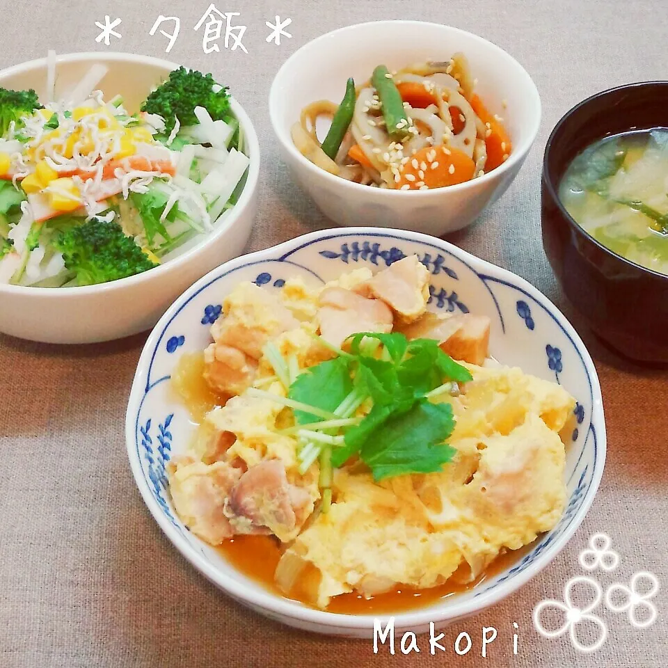 夕飯(*´˘`*)♡|まこぴ～♪さん