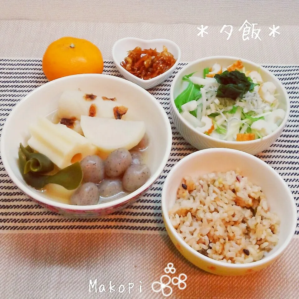 夕飯(*´˘`*)♡|まこぴ～♪さん