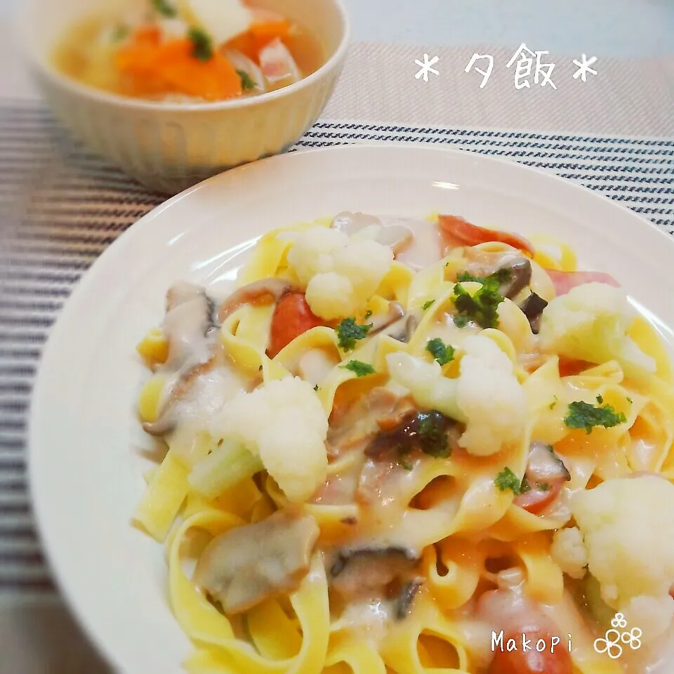 夕飯(*´˘`*)♡|まこぴ～♪さん