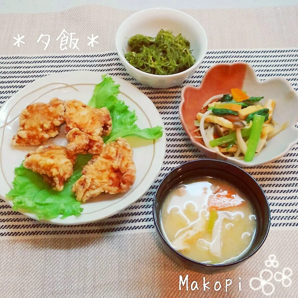 夕飯(*´˘`*)♡|まこぴ～♪さん