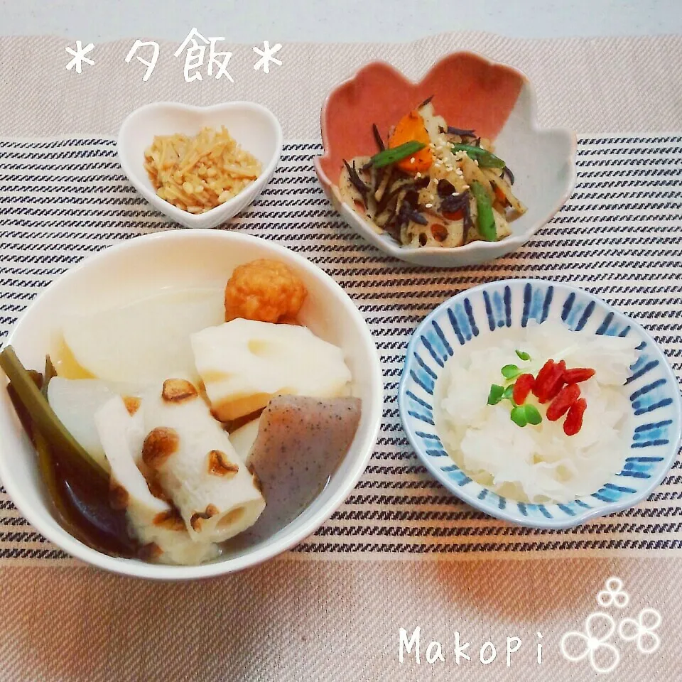 夕飯(*´˘`*)♡|まこぴ～♪さん