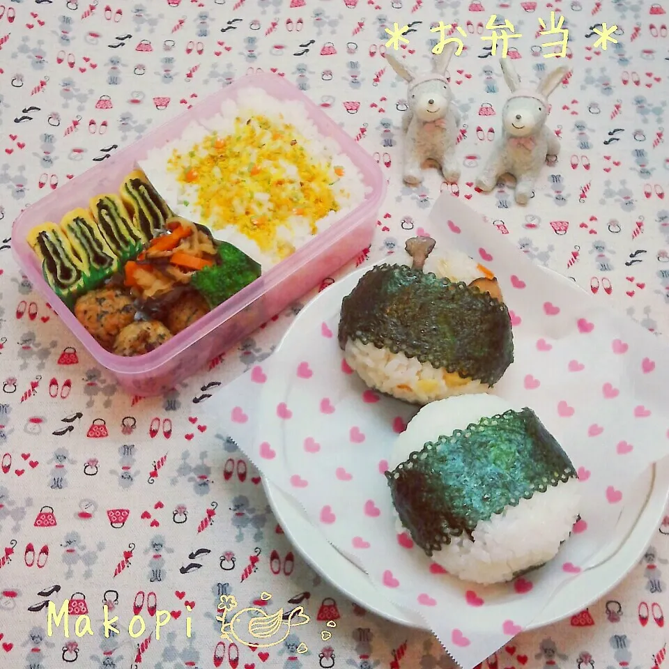 Snapdishの料理写真:お弁当(*´˘`*)♡|まこぴ～♪さん