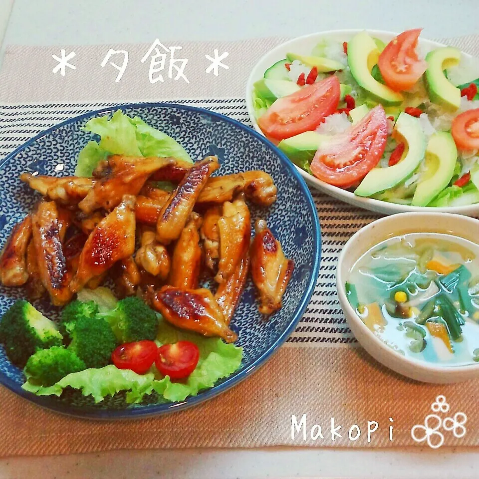 夕飯(*´˘`*)♡|まこぴ～♪さん