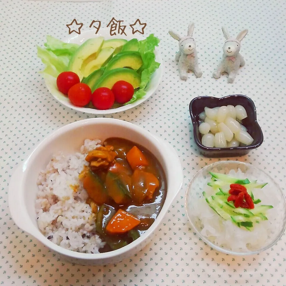 夕飯(*´˘`*)♡|まこぴ～♪さん