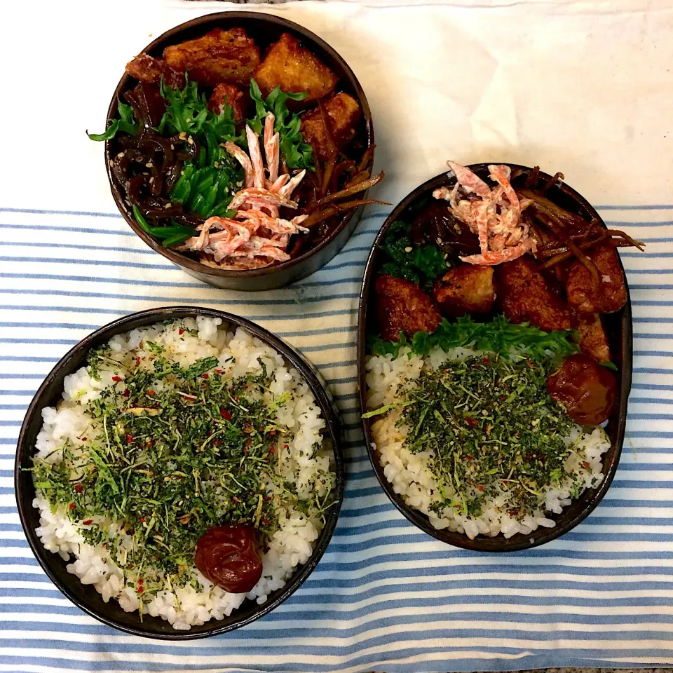 Snapdishの料理写真:#vegan弁当 
長芋の唐揚げ弁当|makiko_aさん