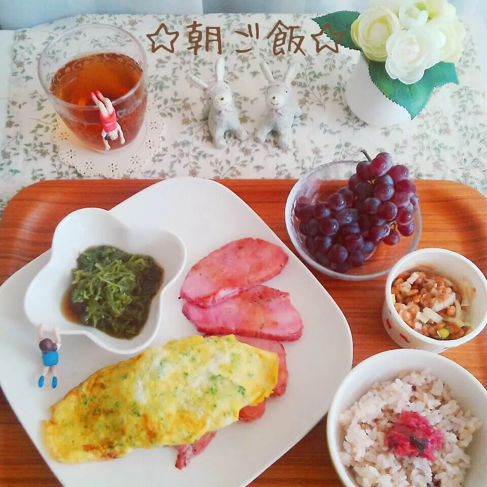 朝ご飯(*´˘`*)♡|まこぴ～♪さん