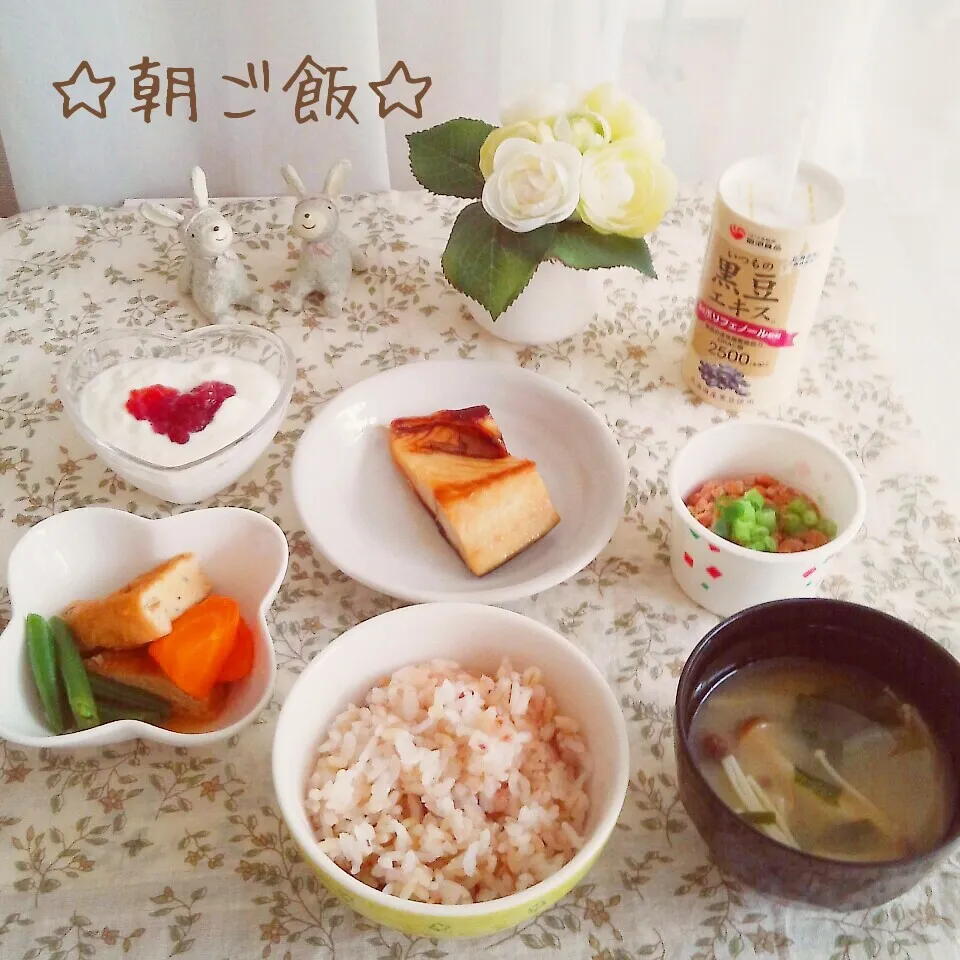 Snapdishの料理写真:朝ご飯  (^-^)♪|まこぴ～♪さん