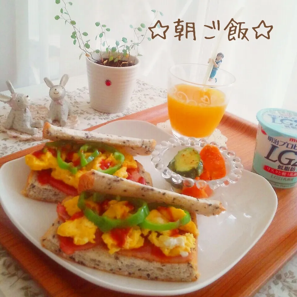 朝ご飯 (^o^)♪|まこぴ～♪さん