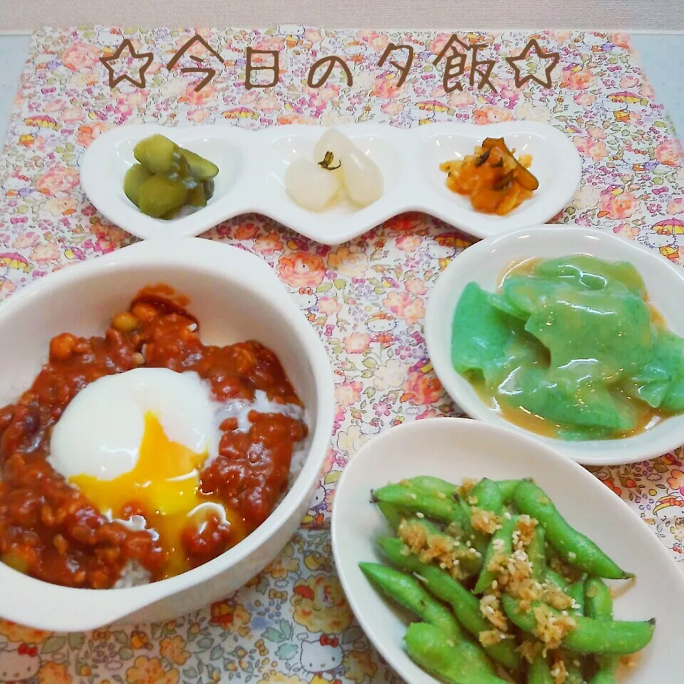 Snapdishの料理写真:今日の夕飯 (^-^)♪|まこぴ～♪さん