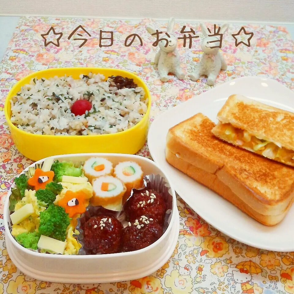 今日のお弁当  (^-^)♪|まこぴ～♪さん