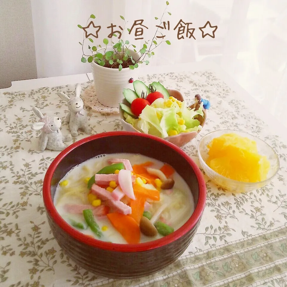 Snapdishの料理写真:のんびり昼ご飯♪|まこぴ～♪さん