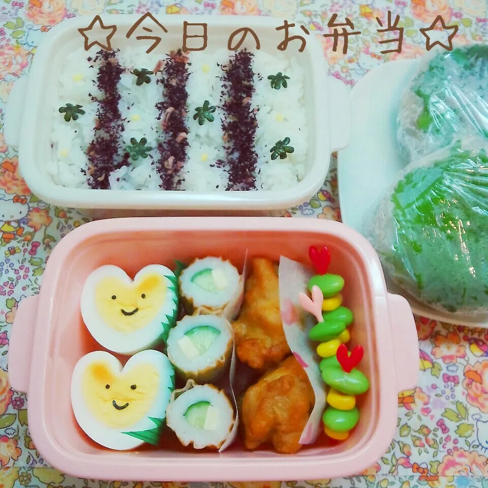 雨でもニッコリお弁当 (*^^*)♪|まこぴ～♪さん