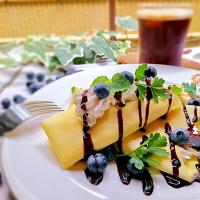 母のおやつ♬破れずもっちり冷やして美味しいバナナクレープ♡