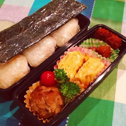 海苔は別にしたよ！ハンバーグ弁当(*^ー^)ノ|めんちゃんさん