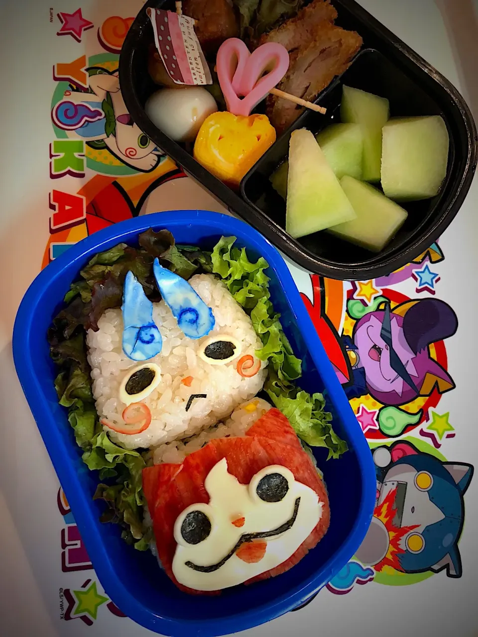 Snapdishの料理写真:ジバニャンとコマさんの‼︎
遠足弁当♡♡(ू•‧̫•ू⑅)*✲ﾟ*｡|AKUBI*:ஐ(●˘͈ ᵕ˘͈)さん