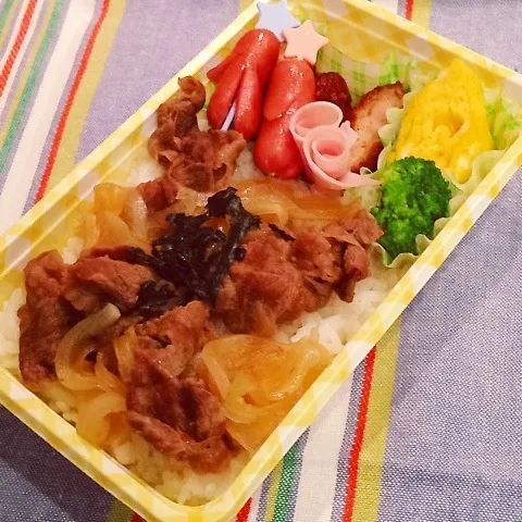 ど〜んと牛丼弁当p(^-^)q|めんちゃんさん