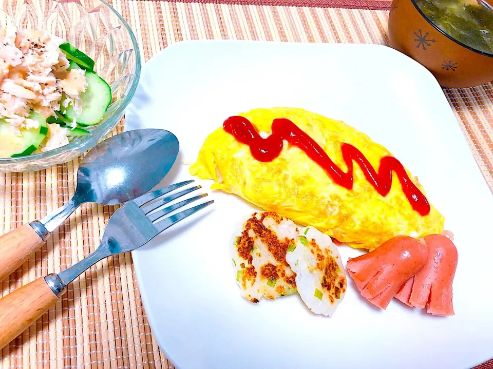 Snapdishの料理写真:ちょこっと朝ごはん🍃|はらぺこちゃんさん