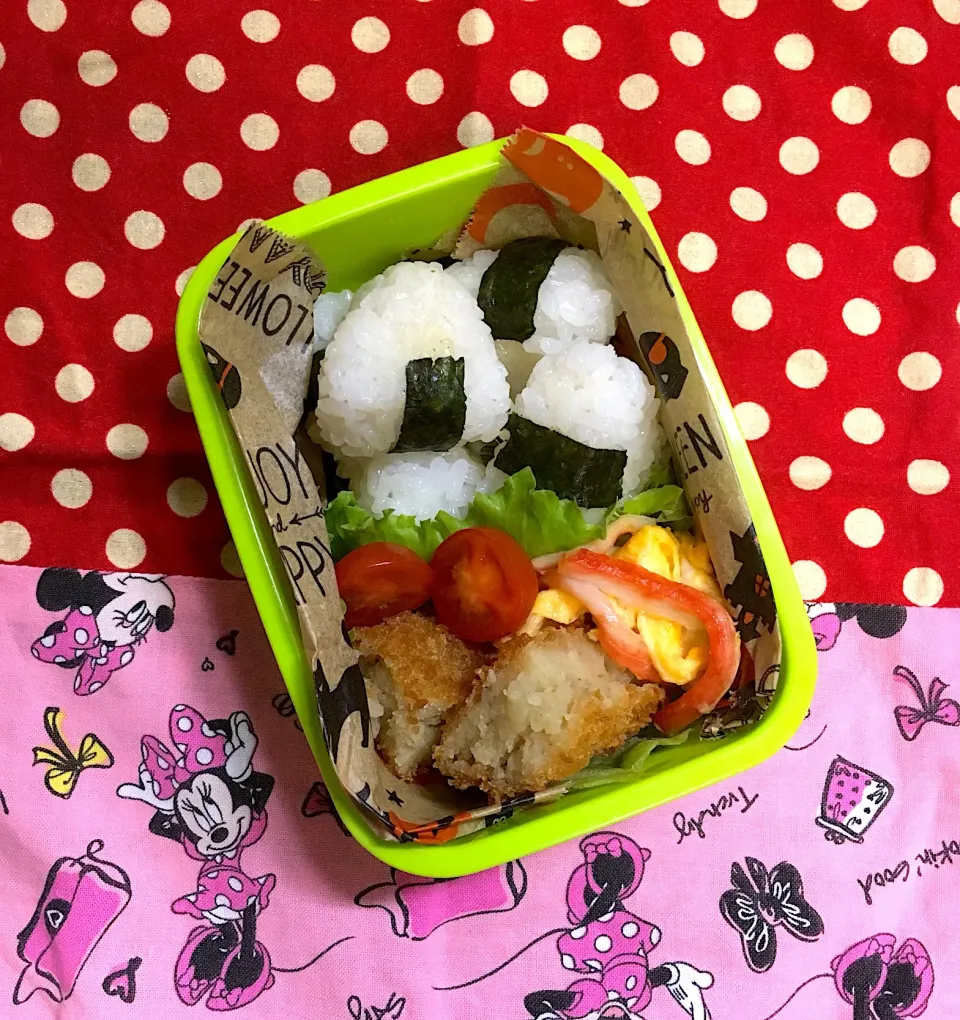 年中さん弁当59日目 #わっぱ弁当  #年中さん弁当  #野田琺瑯  #こにぎり弁当|チョコらんさん