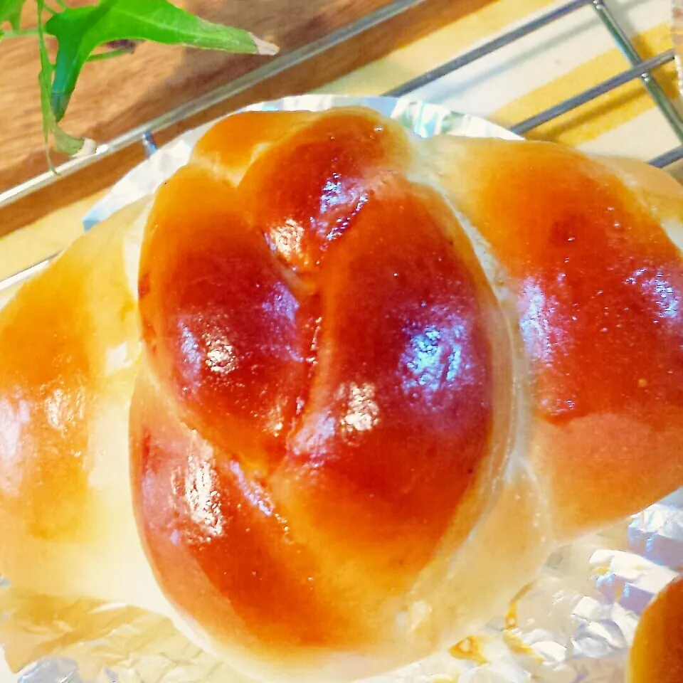 ♡ウインナー&粒マスタードの三つ編みロール♡|nicoriri♡さん