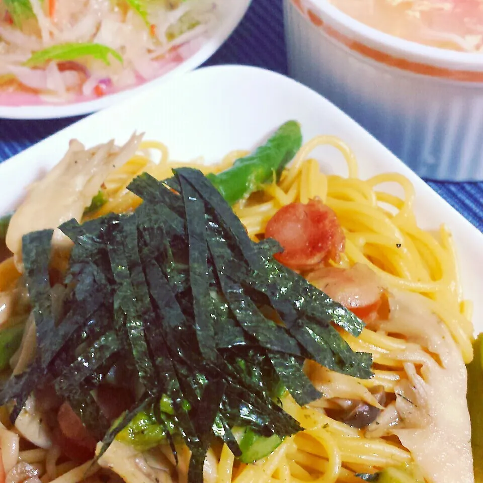 Snapdishの料理写真:♡簡単春パスタ♡和風♪|nicoriri♡さん