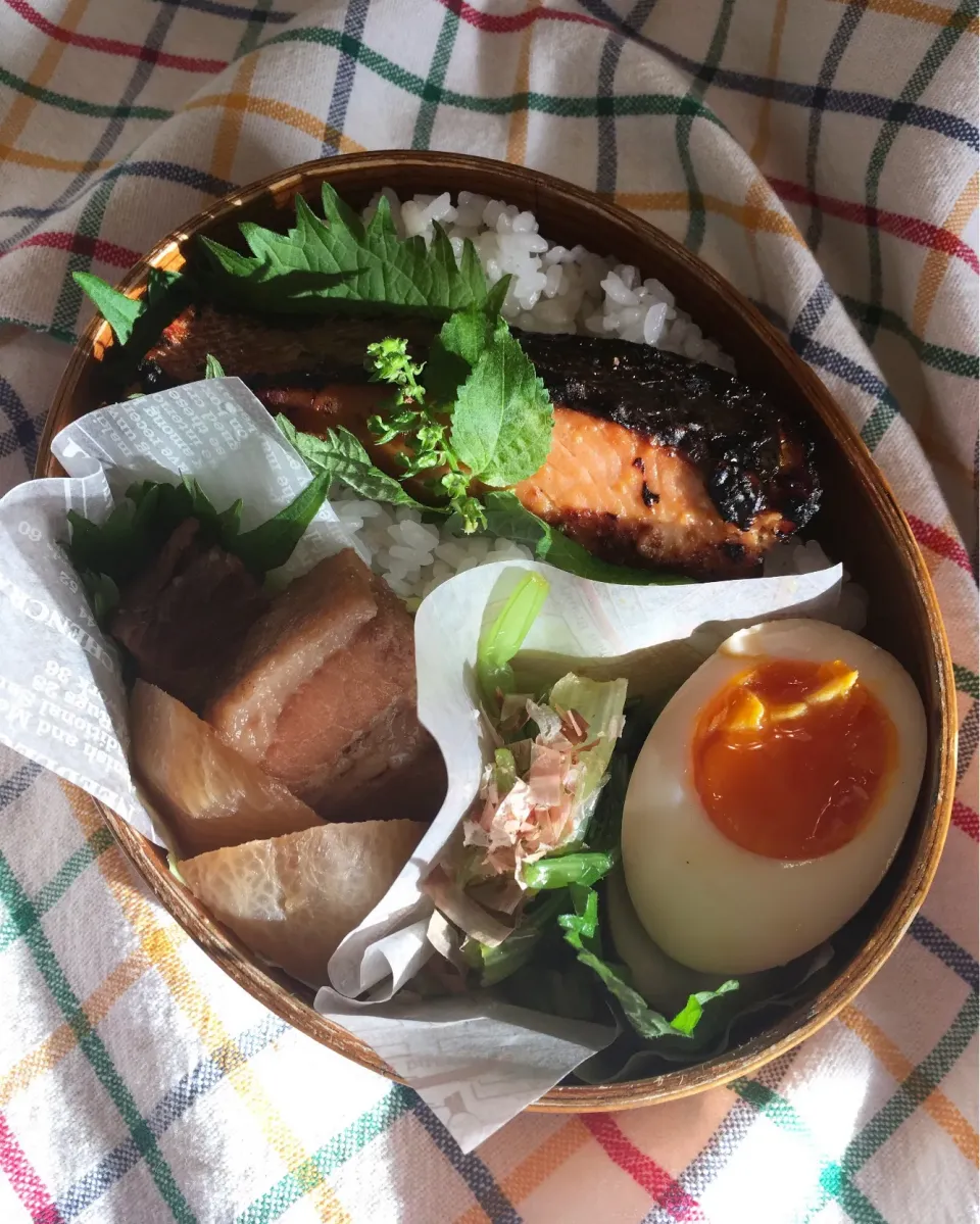 今日のパパ弁当は秋鮭の西京焼き弁当♪|key♪さん