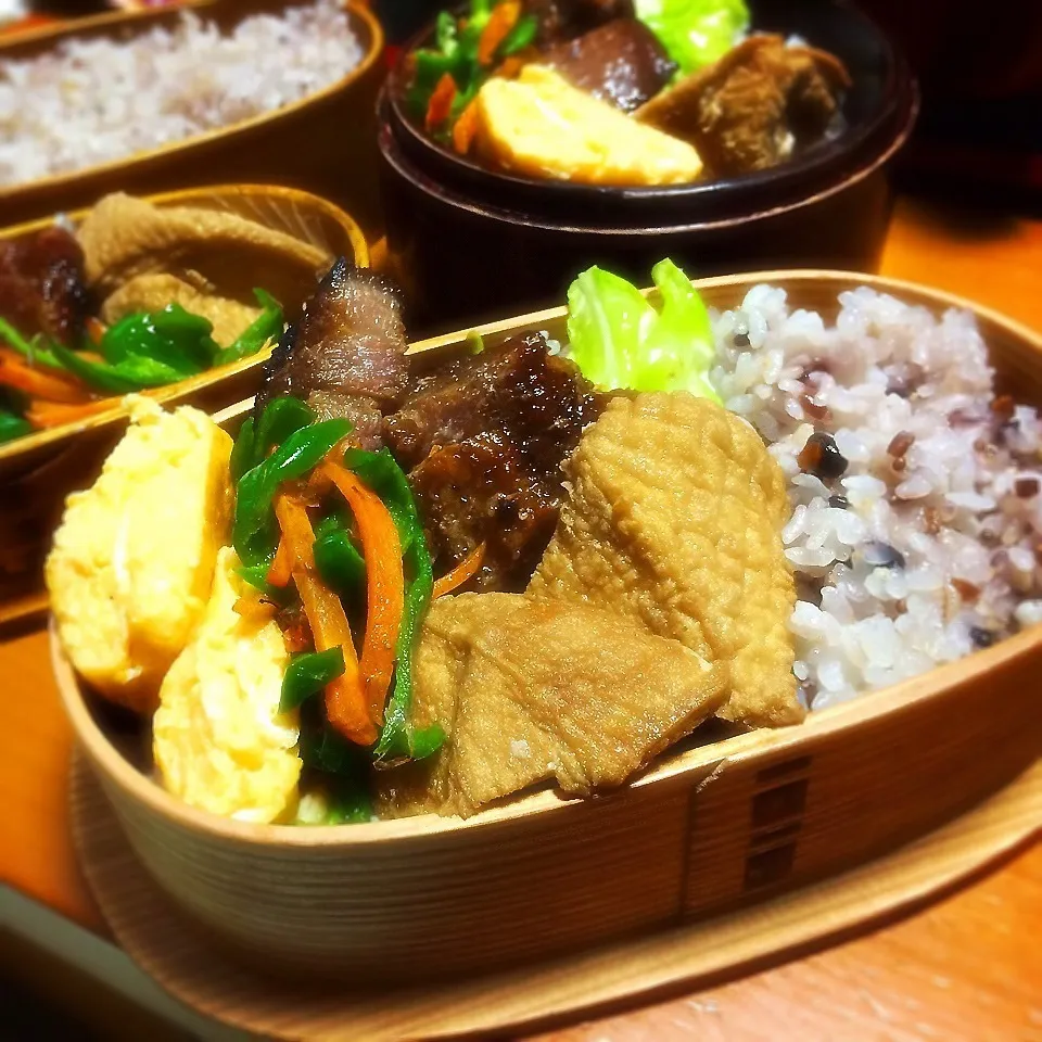 Snapdishの料理写真:今日の雑穀ご飯弁当|men-chan-chiさん