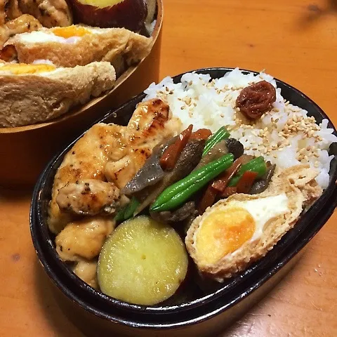 今日の鶏胸肉マヨポン酢炒め弁当|men-chan-chiさん