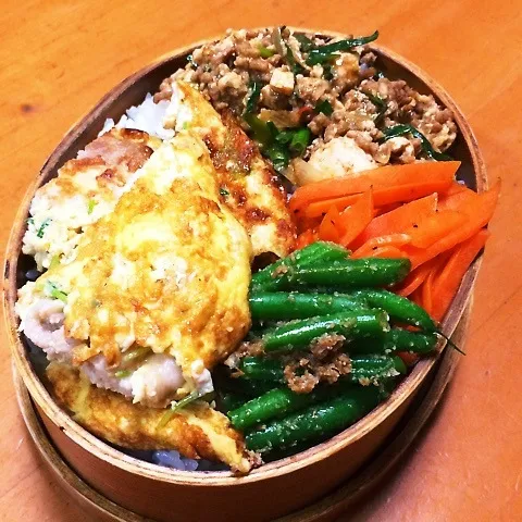 今日の麻婆丼と豚和風ピカタ弁当|men-chan-chiさん