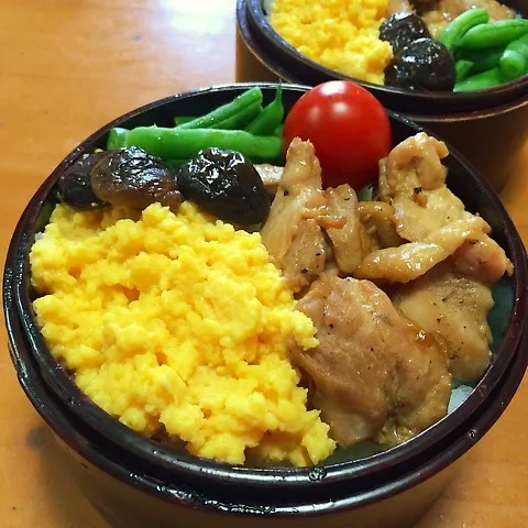 今日の鶏の旨煮の親子丼弁当|men-chan-chiさん