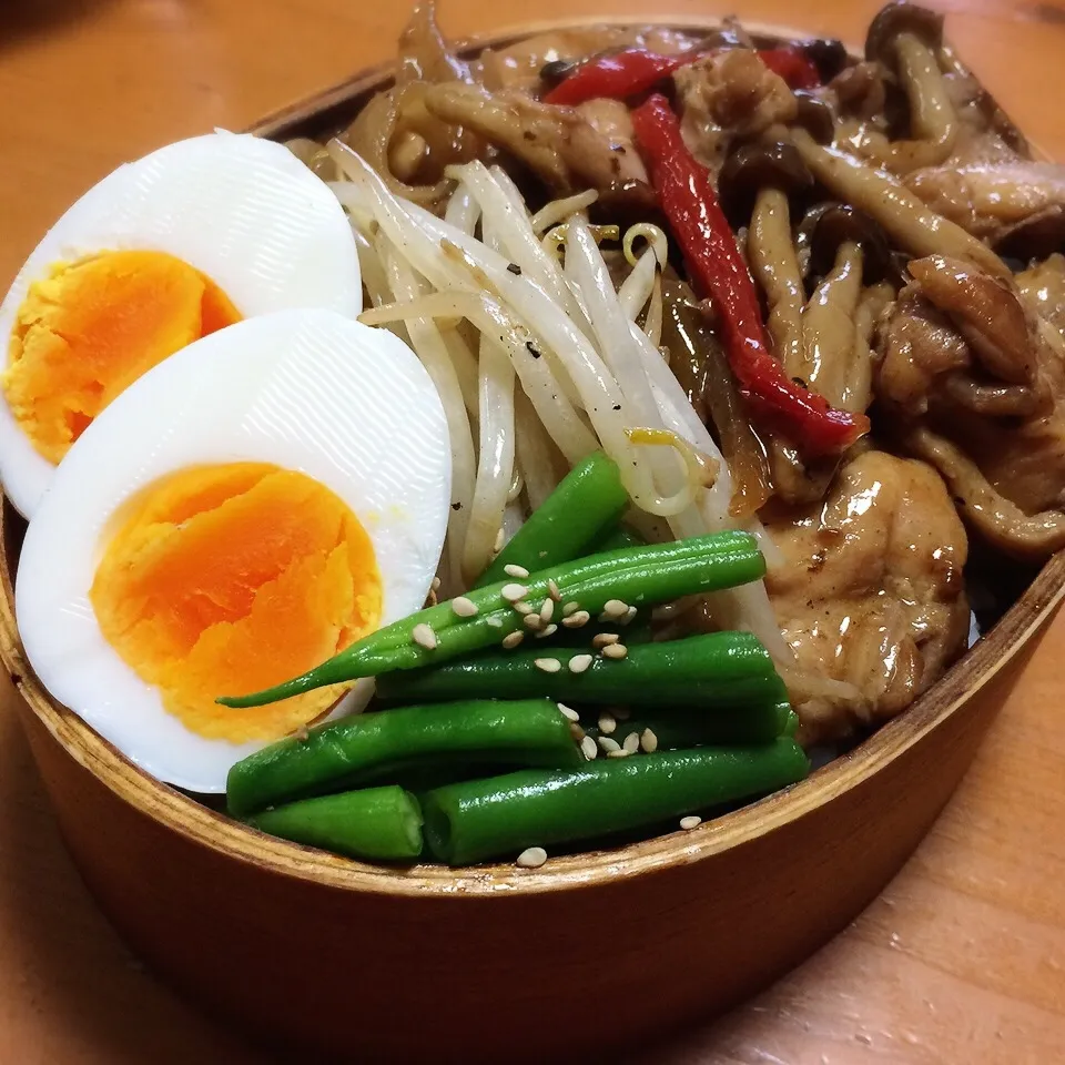 今日のガリバタチキン弁当|men-chan-chiさん