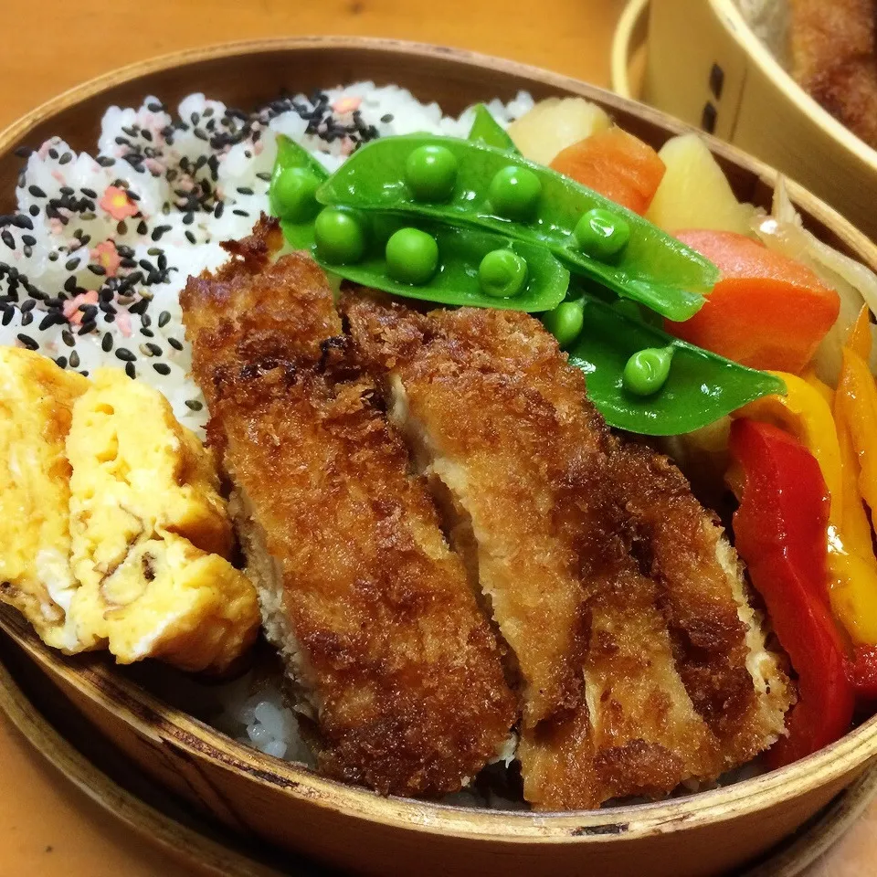 今日のチキンカツ弁当|men-chan-chiさん