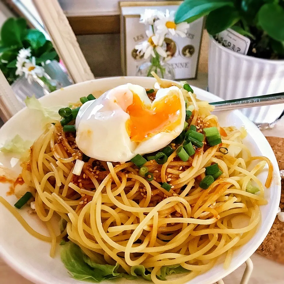 裏技⁉️パスタで冷麺|綾奈さん