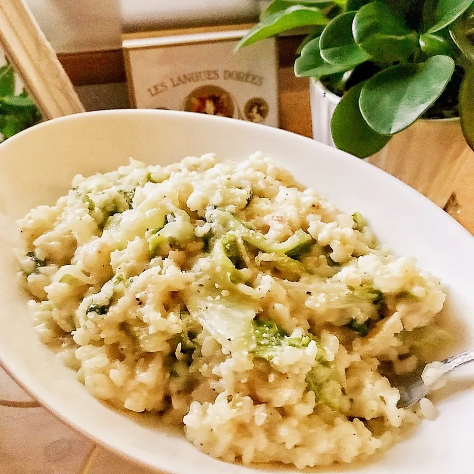 生米から作る❤️白菜ベーコンのクリーム煮リゾット❤️|綾奈さん