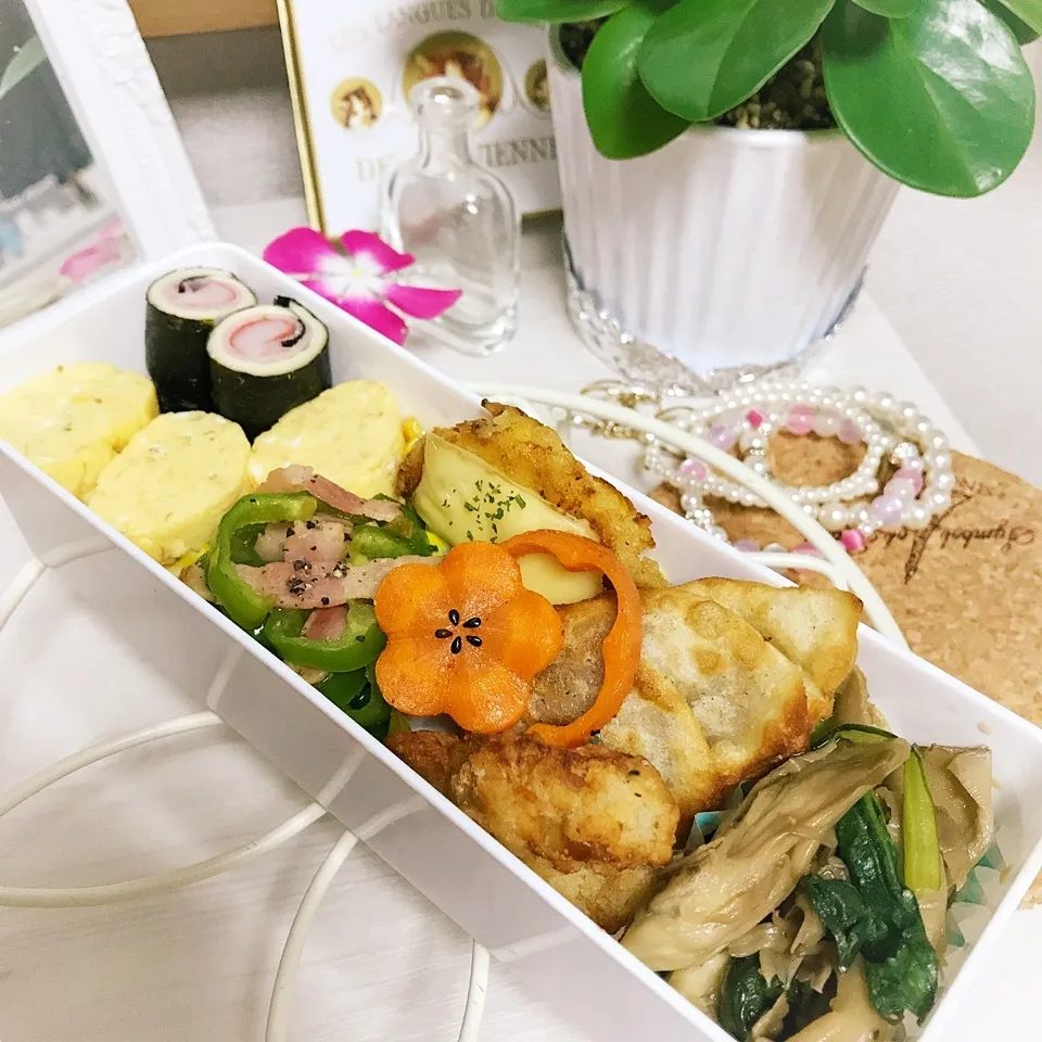 今日の旦那弁♪冷凍庫整理弁当|綾奈さん