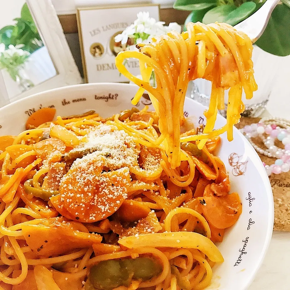 しゃなママさんのナポリタン❤️|綾奈さん