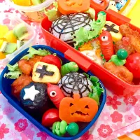 Snapdishの料理写真:ハロウィン弁当|Akiko Haruyamaさん