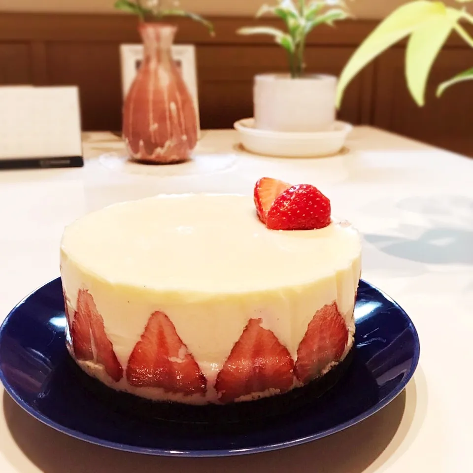 Snapdishの料理写真:生チョコフレーズ❤️再び|綾奈さん