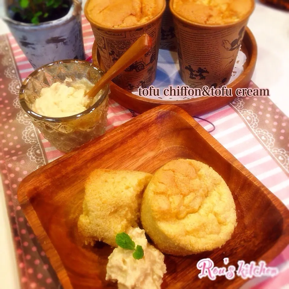 紙コップシフォンまつり♡豆腐&豆腐クリーム|るぅ✩さん