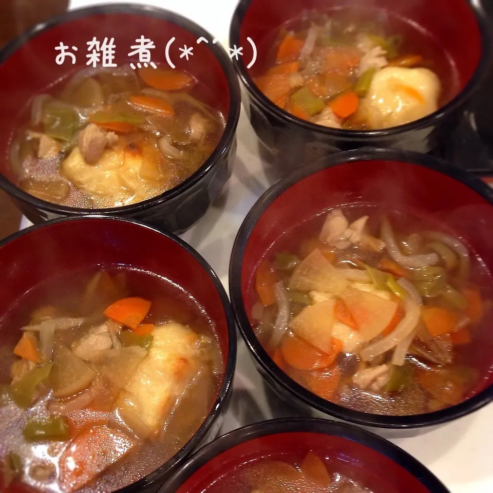 Snapdishの料理写真:お雑煮(๑◕ˇڡˇ◕๑)|るぅ✩さん