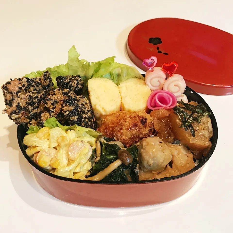 豚ヒレの南部焼きお弁当❤️簡易レシピ付き|綾奈さん