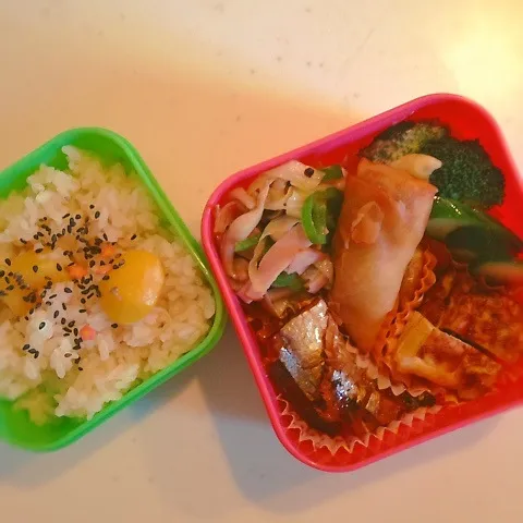 Snapdishの料理写真:今日のお弁当0929 栗ごはん♡|るぅ✩さん