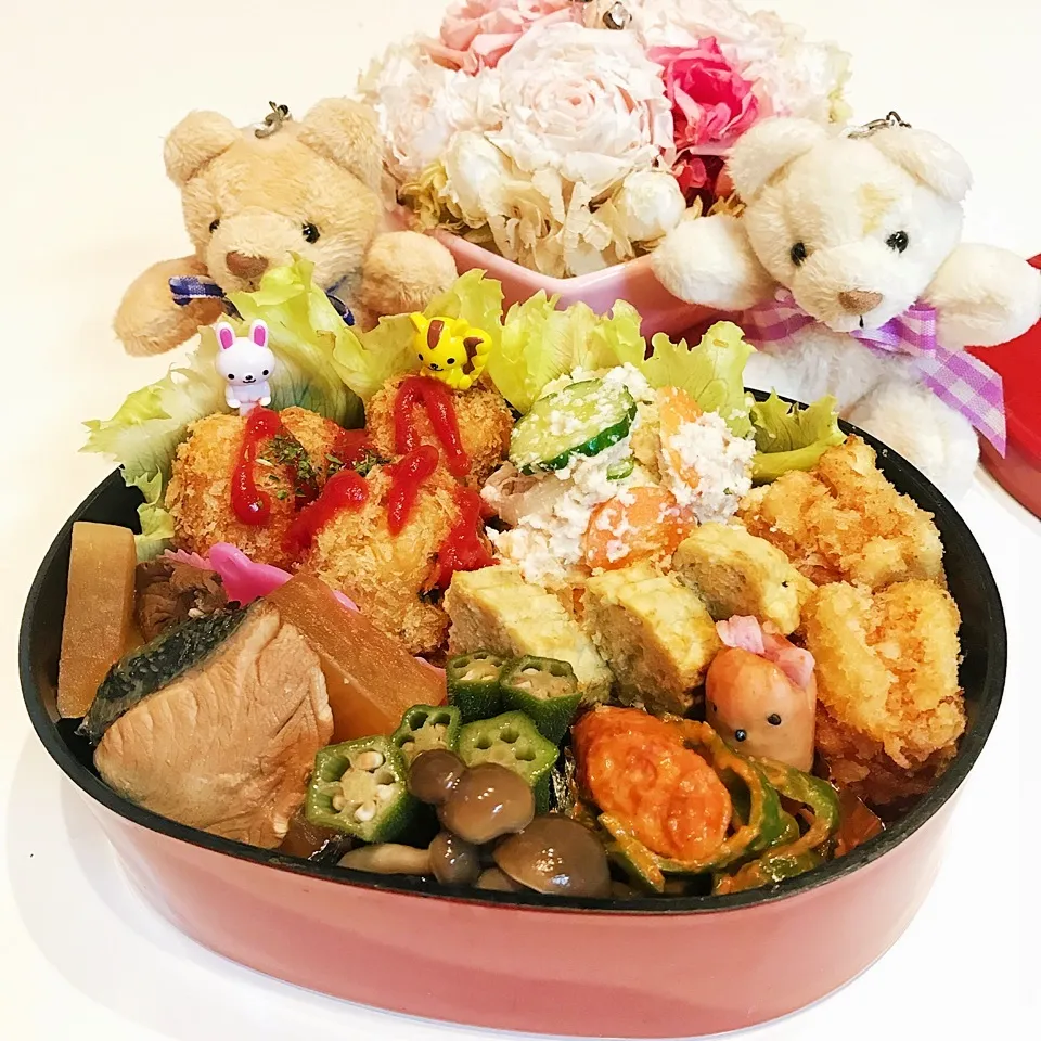 うずら入りマッシュポテトの肉巻き☆弁当|綾奈さん