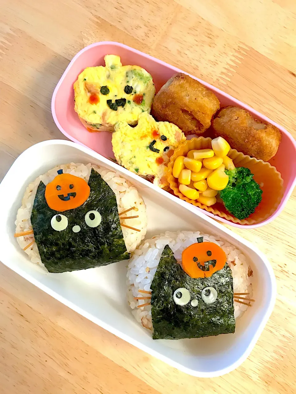 Snapdishの料理写真:♡ハロウィン弁当♡|りこちめめさん