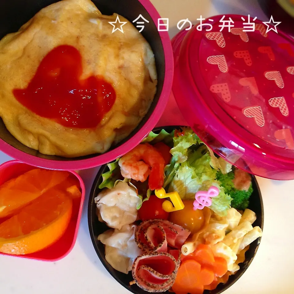 オムライス弁当☆|るぅ✩さん