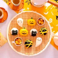 Snapdishの料理写真:ハロウィンおにぎり 🎃